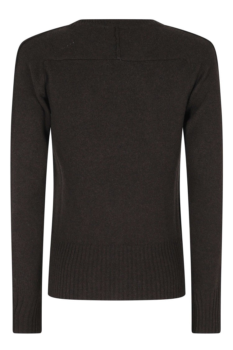 Soeur Chocolate Jamie Classic Merino Wool Sweater