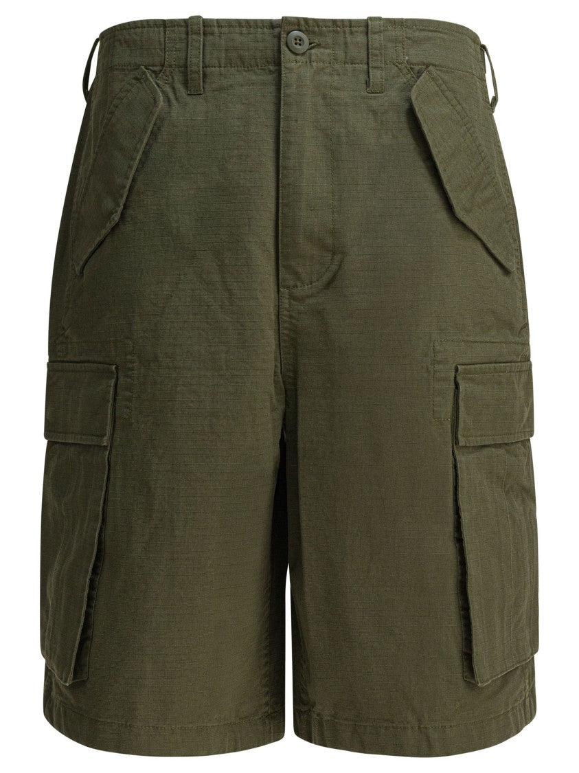 Stussy Relaxed-Fit Stonewashed Cargo Shorts With Practical Pockets