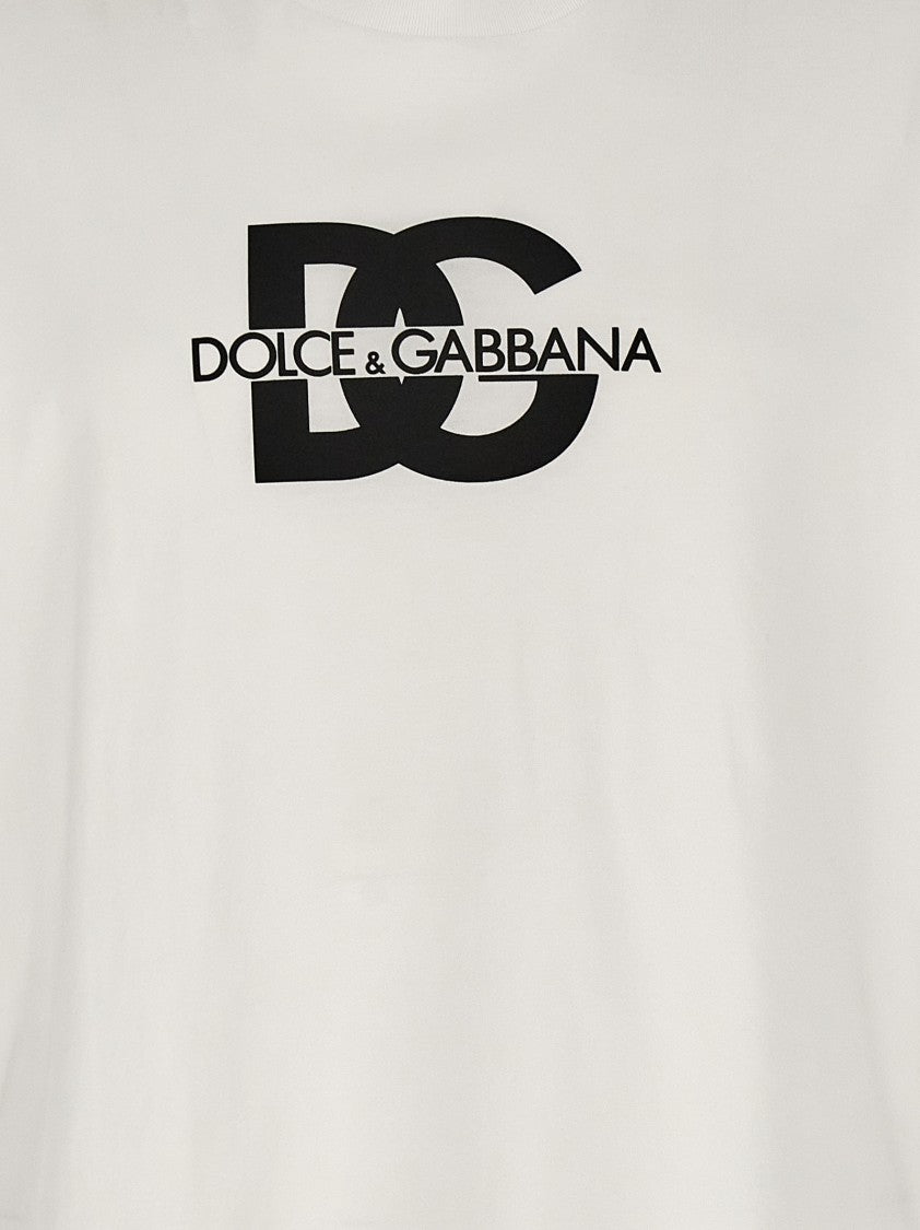 Dolce & Gabbana Bold Logo Print Crewneck T-Shirt