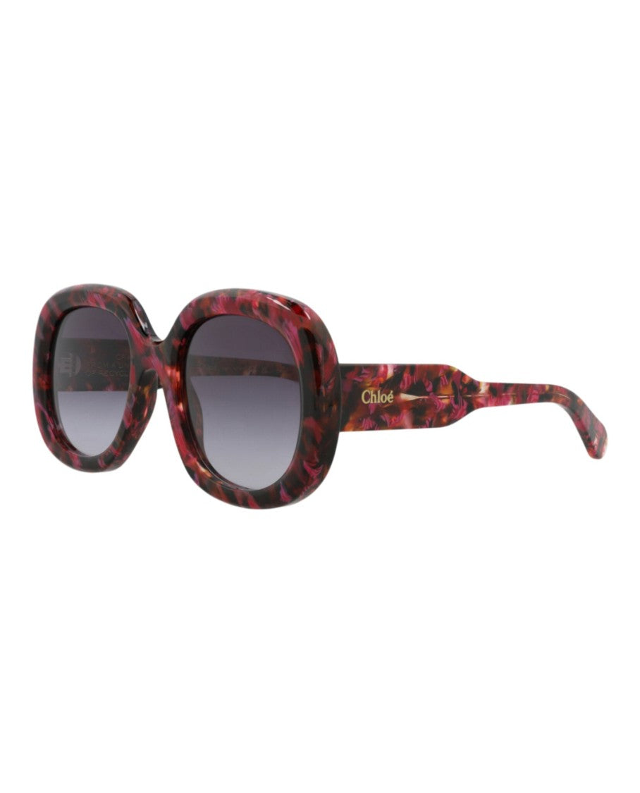 Chloé Square-Frame Recycled Acetate Sunglasses