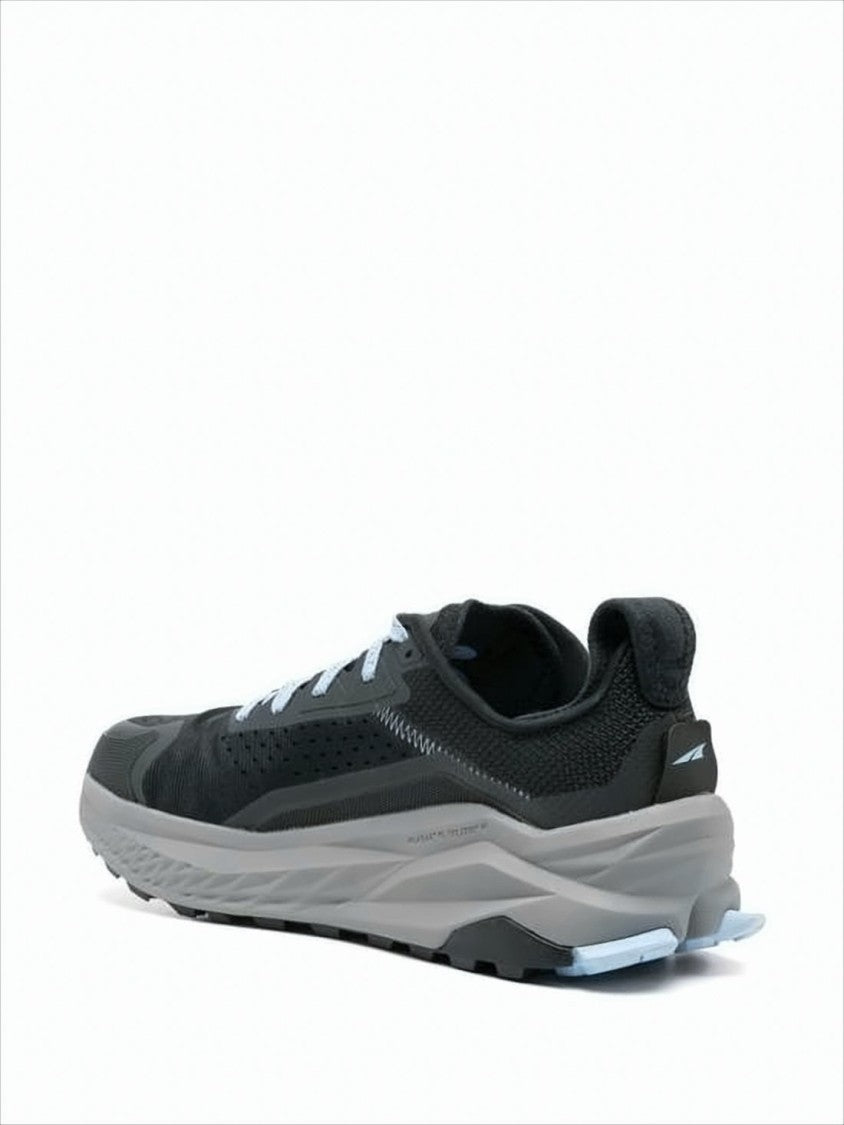 Altra Low-Profile Black Sneakers With Breathable Mesh Upper