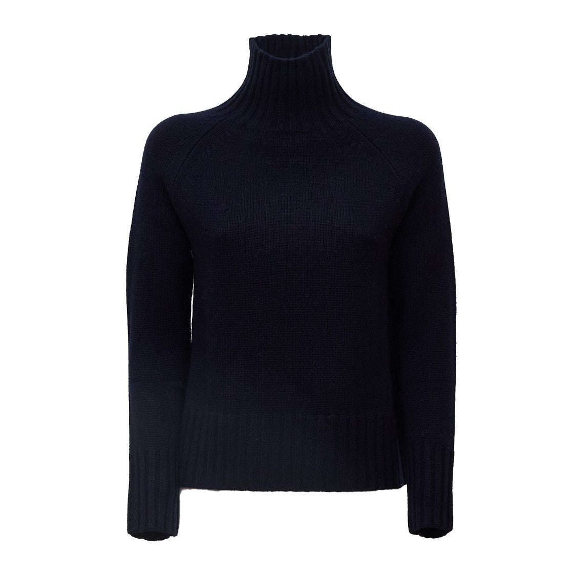 Max Mara Mantova Boxy Ribbed Wool-Blend Turtleneck Sweater