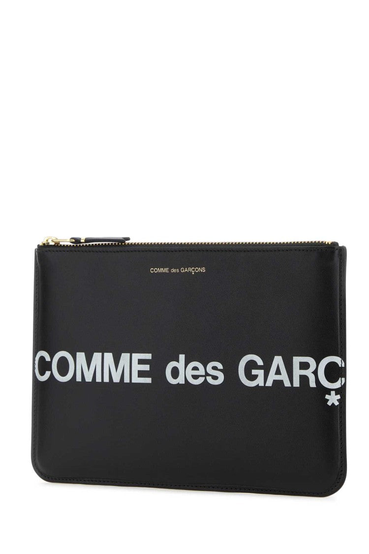 Comme Des Garçons Black Leather Pouch