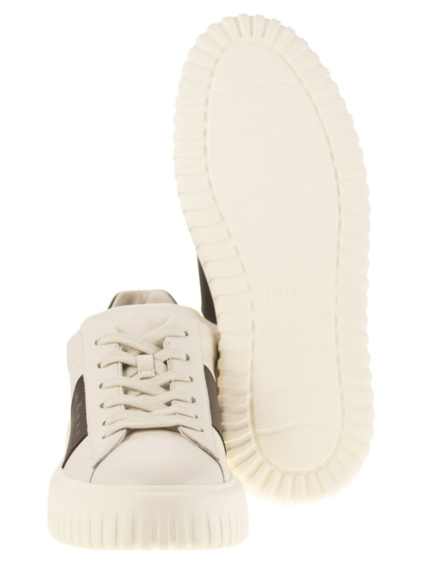 Hogan H-Stripes Leather Trainers