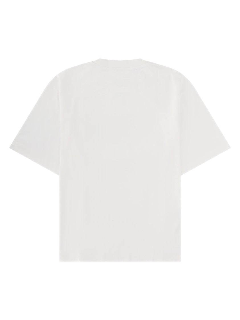 Off-White White Crew Neck Logo T-Shirt