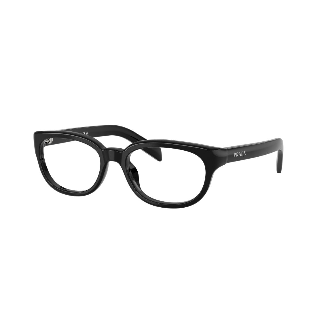 Prada 0Pr D03vu Rectangular Black Acetate Sunglasses