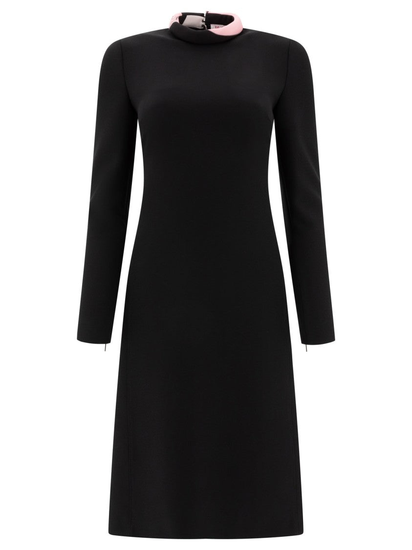 Pucci A-Line Mini Dress With Contrasting Collar