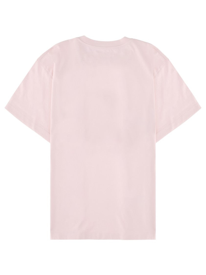 Mm6 By Maison Margiela Numeric Light Pink Patch T-Shirt