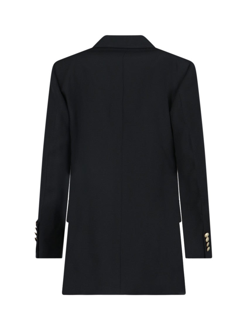Victoria Beckham Double-Breasted Blazer – Black