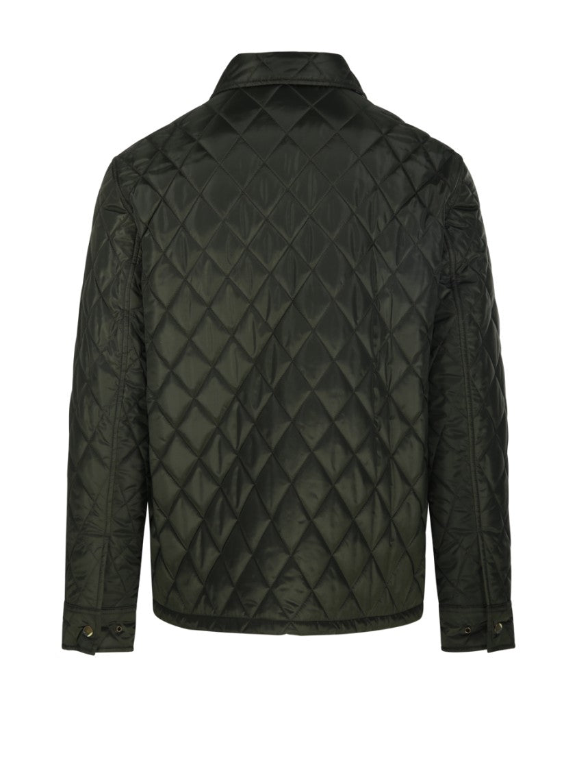 Burberry Quilted Jacket With Classic Diamond Pattern