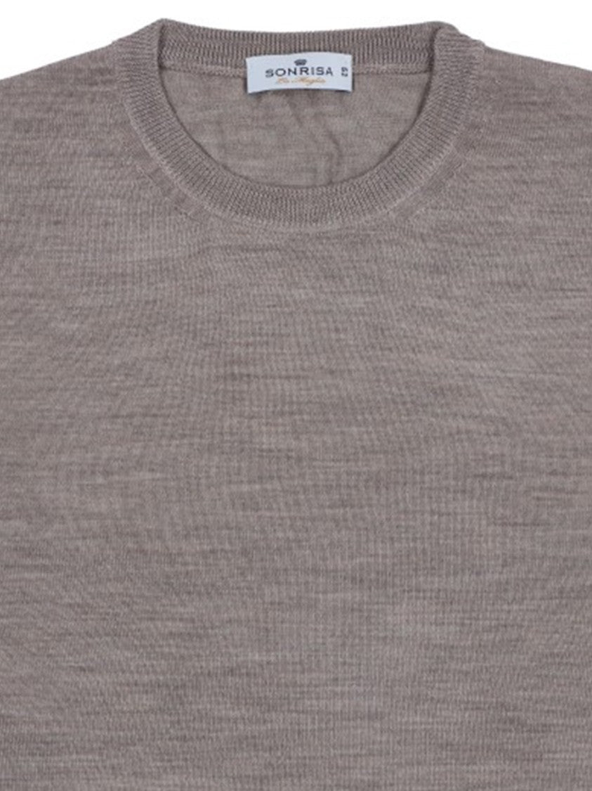 Sonrisa Neutral Maglieria Classica Crew Neck Sweater