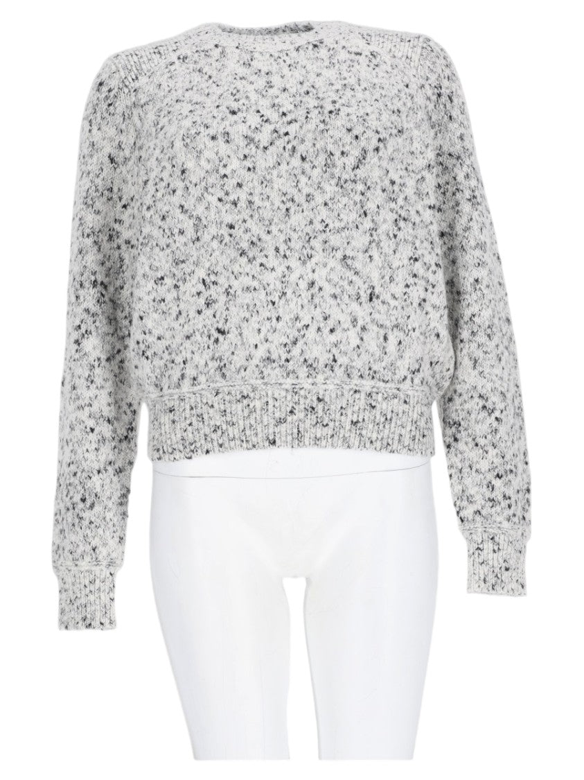 Isabel Marant Étoile Grey Speckled Knitted Sweater