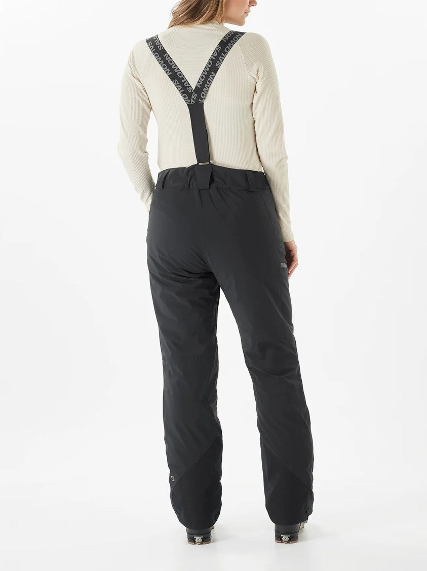 Salomon Black Brilliant Pant Straight-Leg Ski Pants