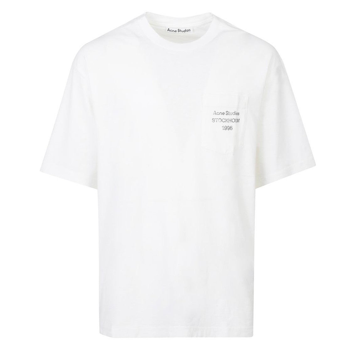 Acne Studios Minimalist Short-Sleeve T-Shirt With Chest Pocket