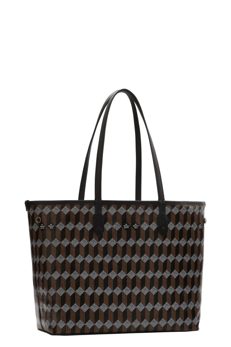 Au Depart Reversible Monogram Tote Bag With Internal Pouch