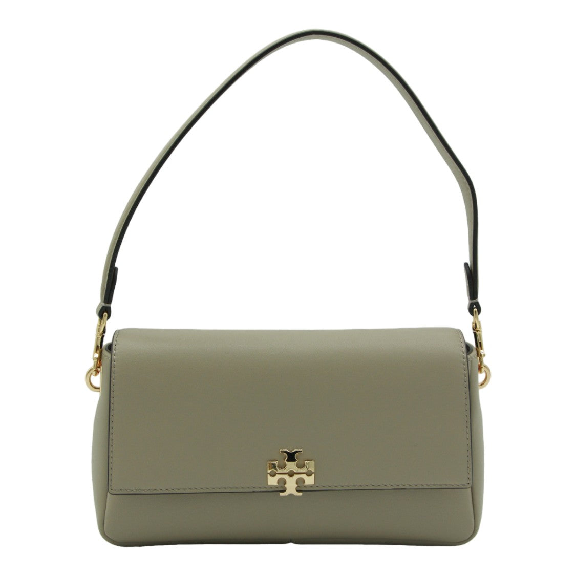 Tory Burch Rectangular Handbag With Matte Finish And Structured Silhouette