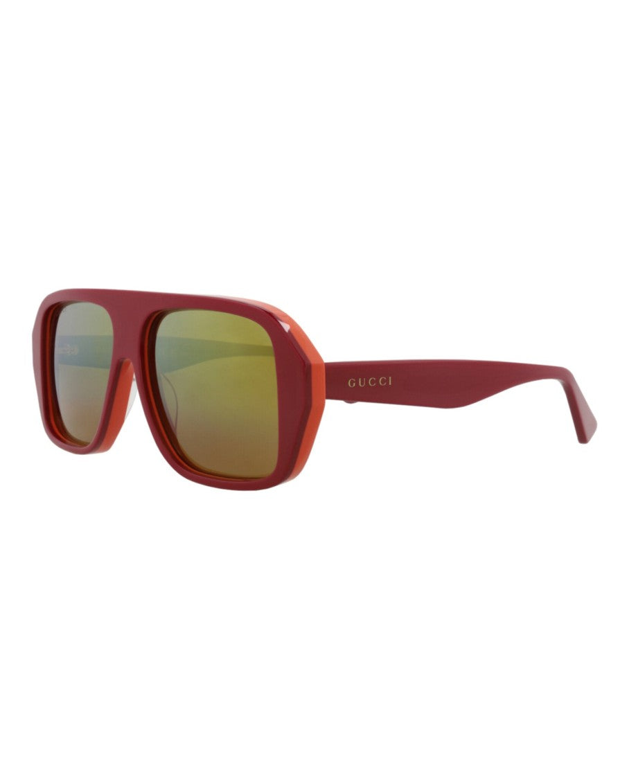 Gucci Aviator-Frame Recycled Acetate Sunglasses