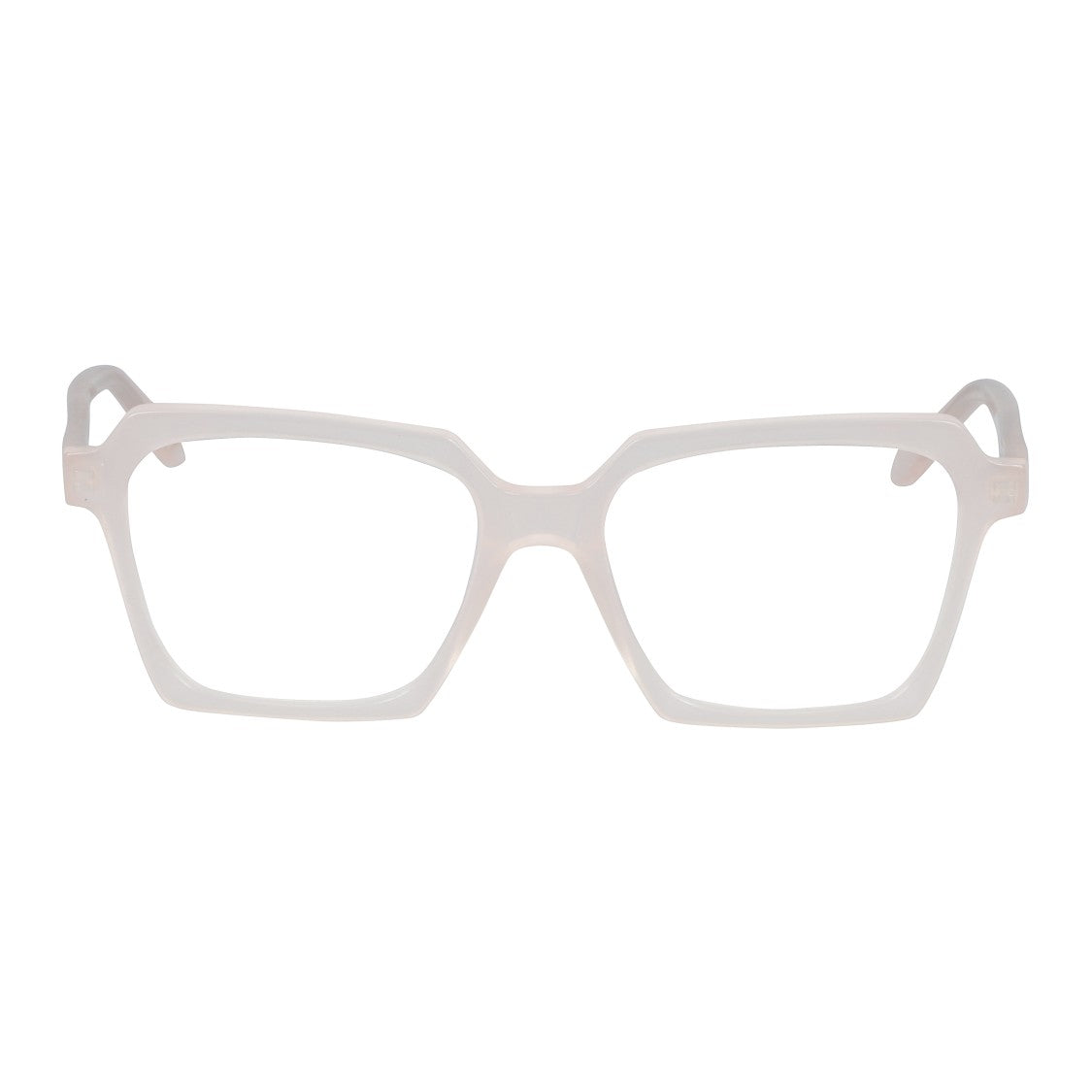 Kador Kallima Light Translucent Beige Square Frame Eyeglasses