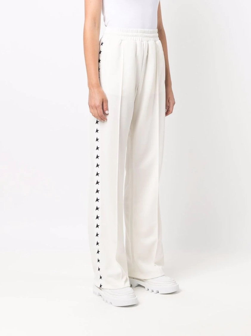 Golden Goose Wide-Leg Joggers With Star Motifs