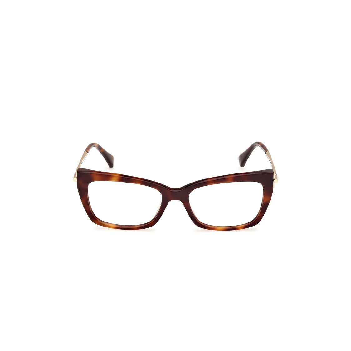 Max Mara Mm5137 53052 Tortoiseshell Rectangular Frame Eyeglasses