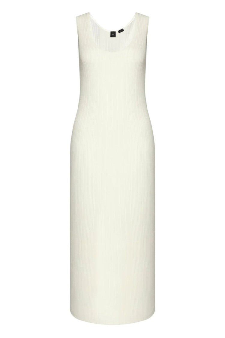 Pinko Women's Midi Dress With Ribbed Texture And Silhouette