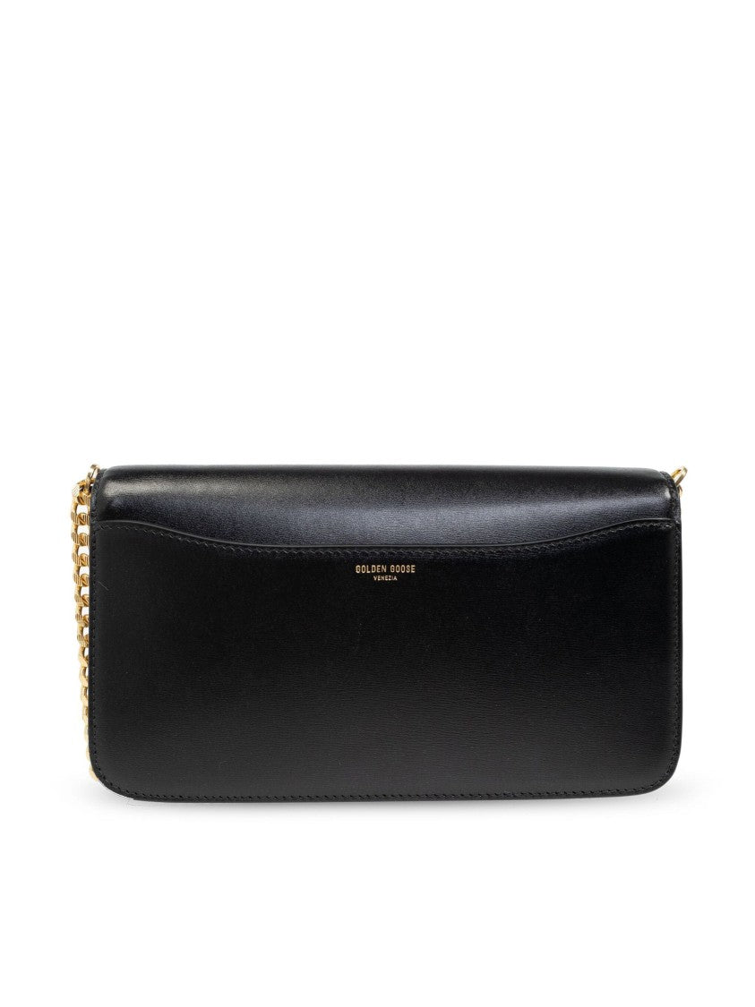 Golden Goose Gioia Bag Black Palmellato Leather Bag