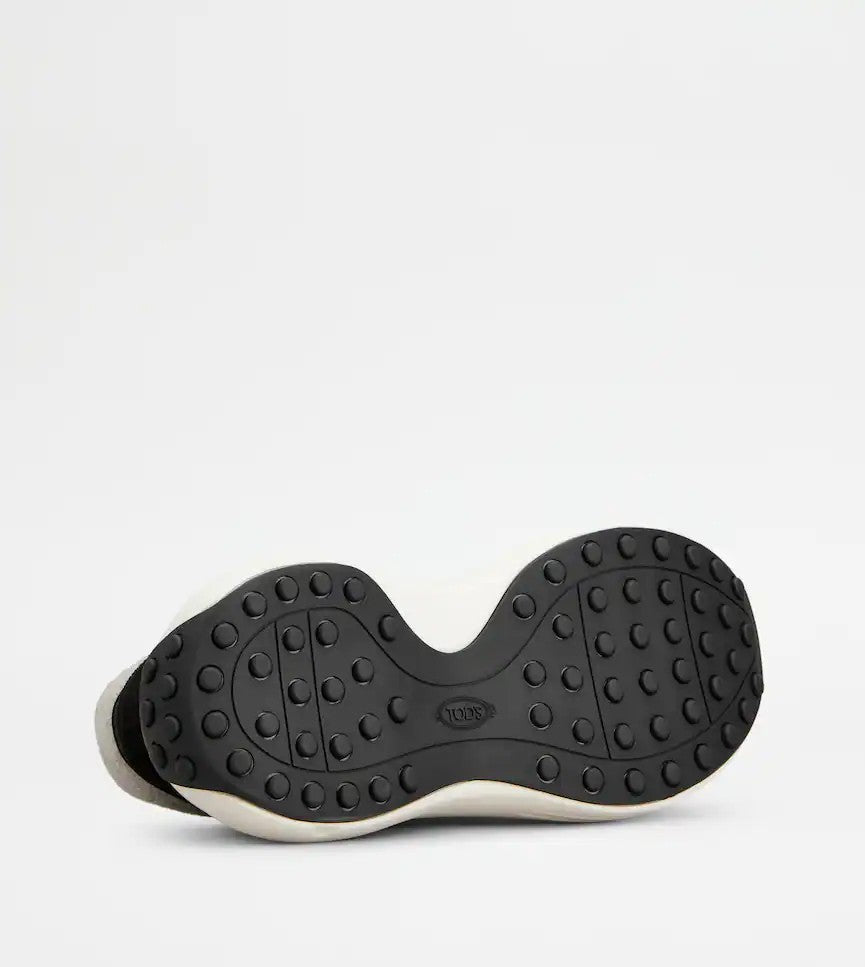 Tod's Contemporary Lace-Up Sneakers With Wool
