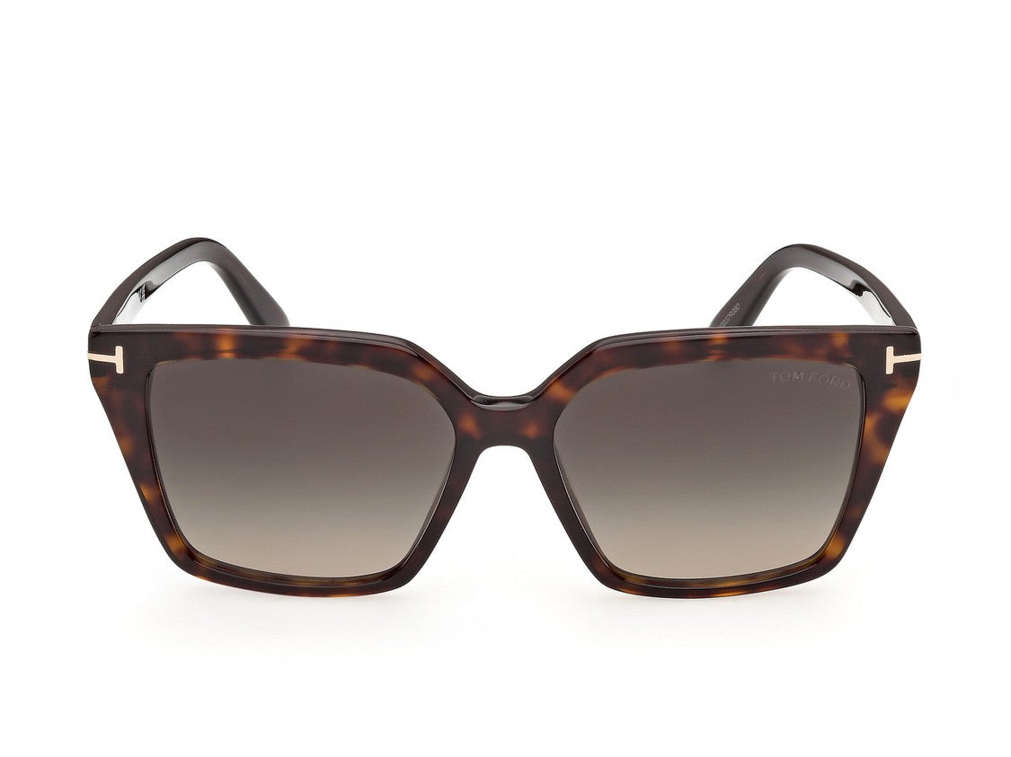 Tom Ford Ft1412 Oversized Tortoiseshell Acetate Square Sunglasses