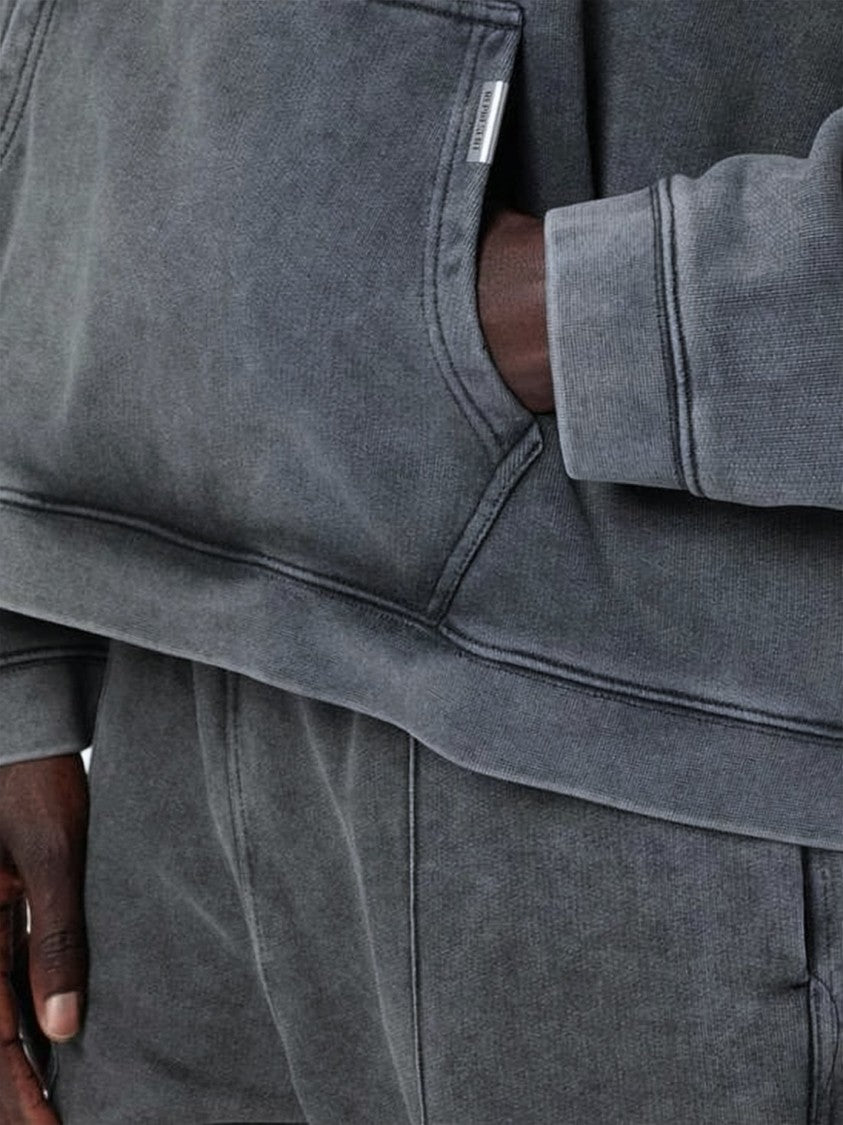 Represent Washed Charcoal Grey Oversized Hoodie