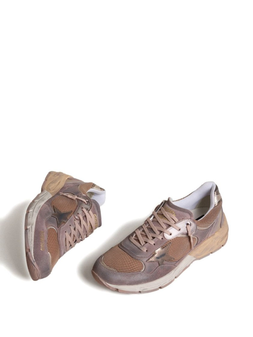 Golden Goose Silk And Nylon Star Detail Sneakers