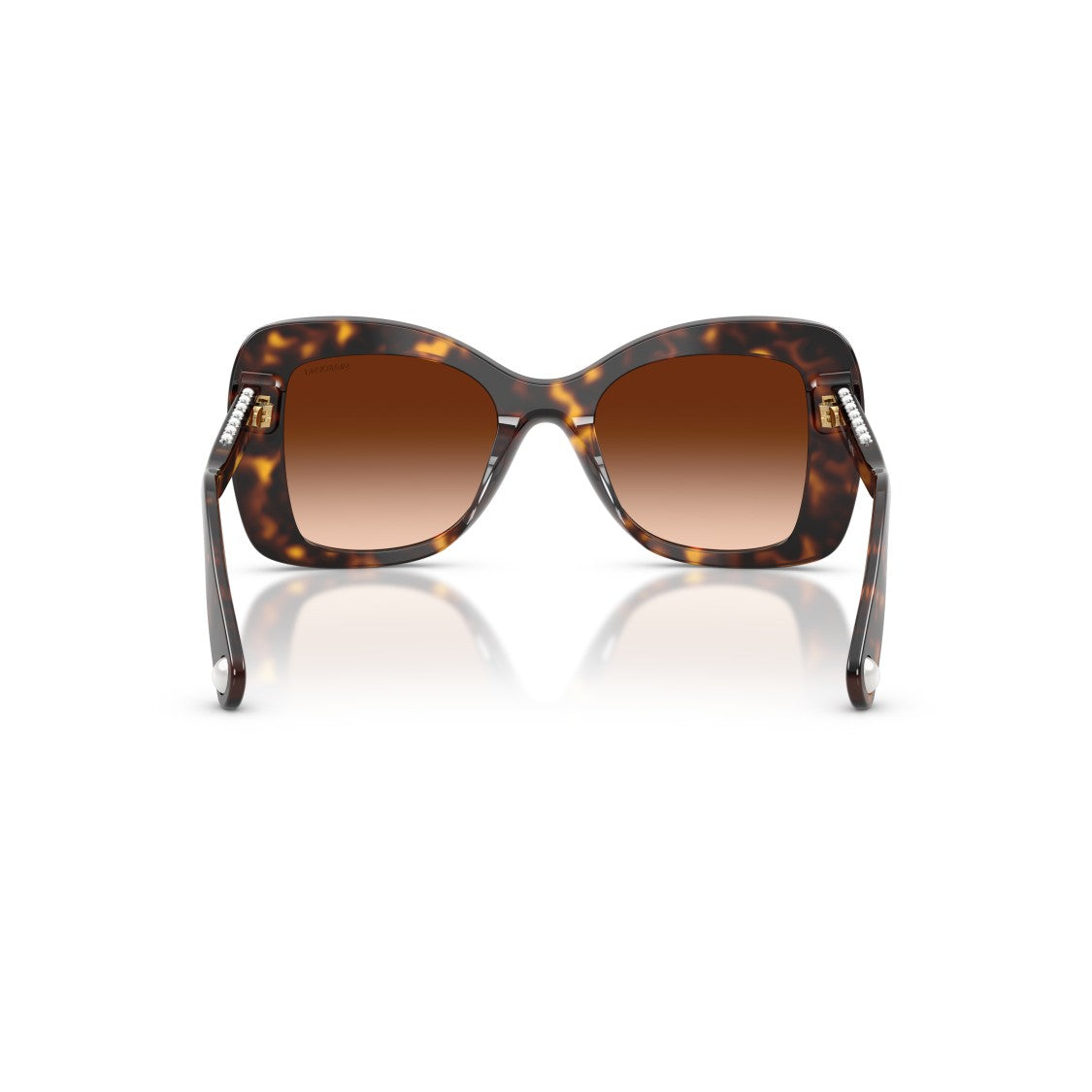 Swarovski 0Sk6062u Bold Oversized Square Sunglasses With Tortoiseshell Acetate Frame