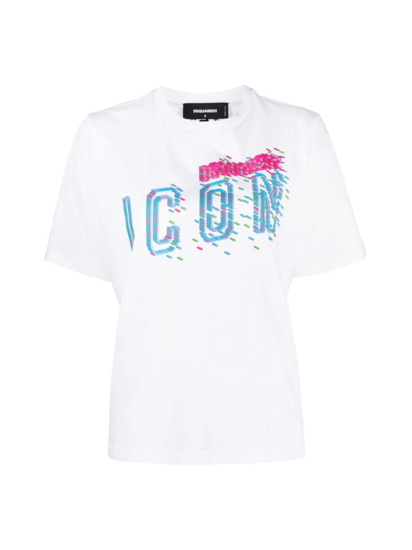 Dsquared2 Icon Print Logo T-Shirt