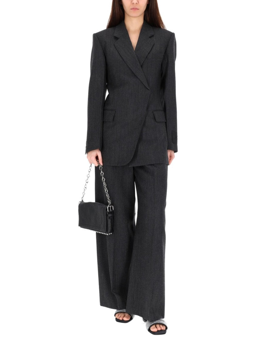 Alexander Wang Fitted Structured Silhouette Mini Blazer Dress