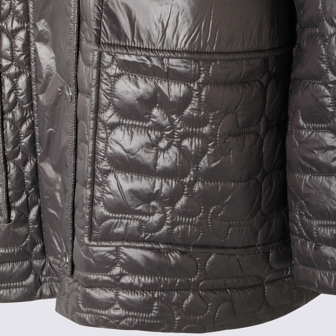 Ganni Brown Down Jacket