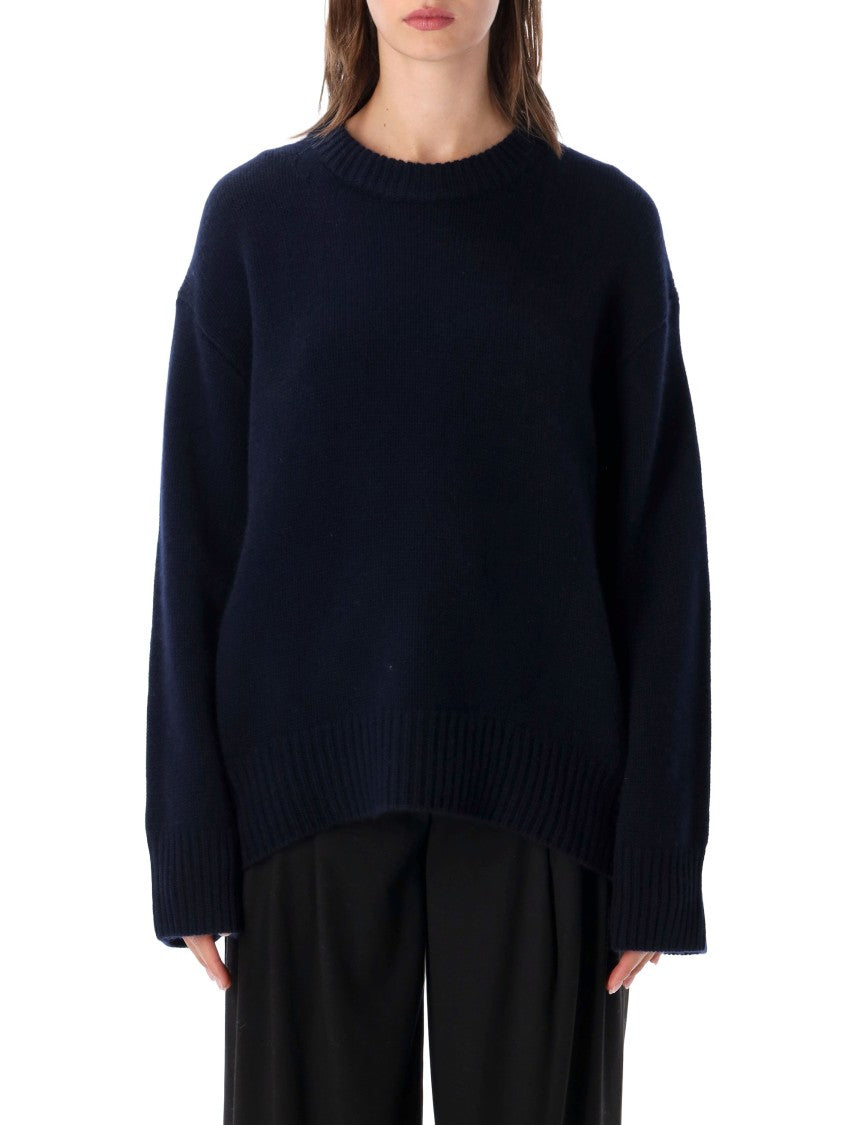 Lisa Yang Noor Relaxed-Fit Ribbed Crewneck Sweater