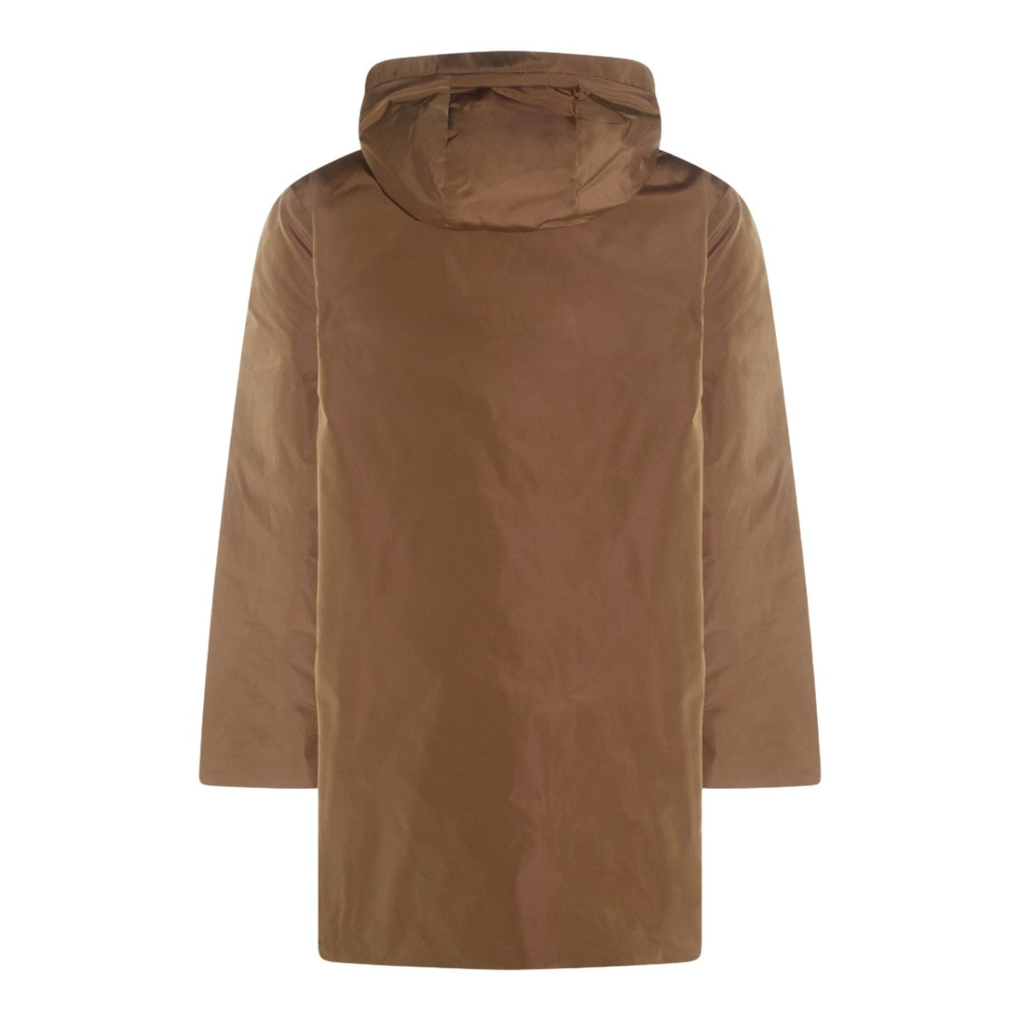 Herno Knee-Length Matte-Finish Coat With Structured Silhouette