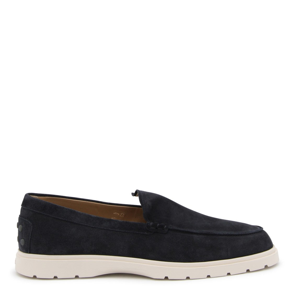 Tod's Blue Leather Loafers