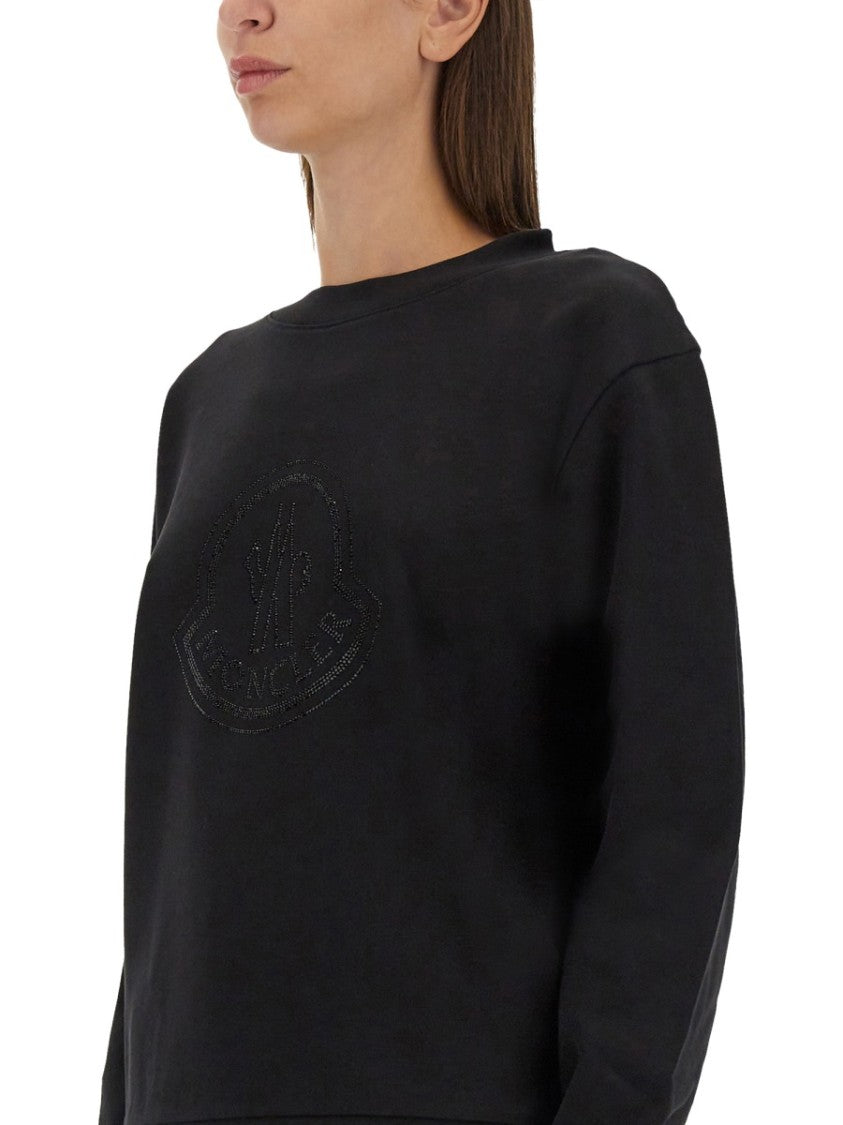 Moncler Moncler Logo-Detail Regular Fit Sweatshirt