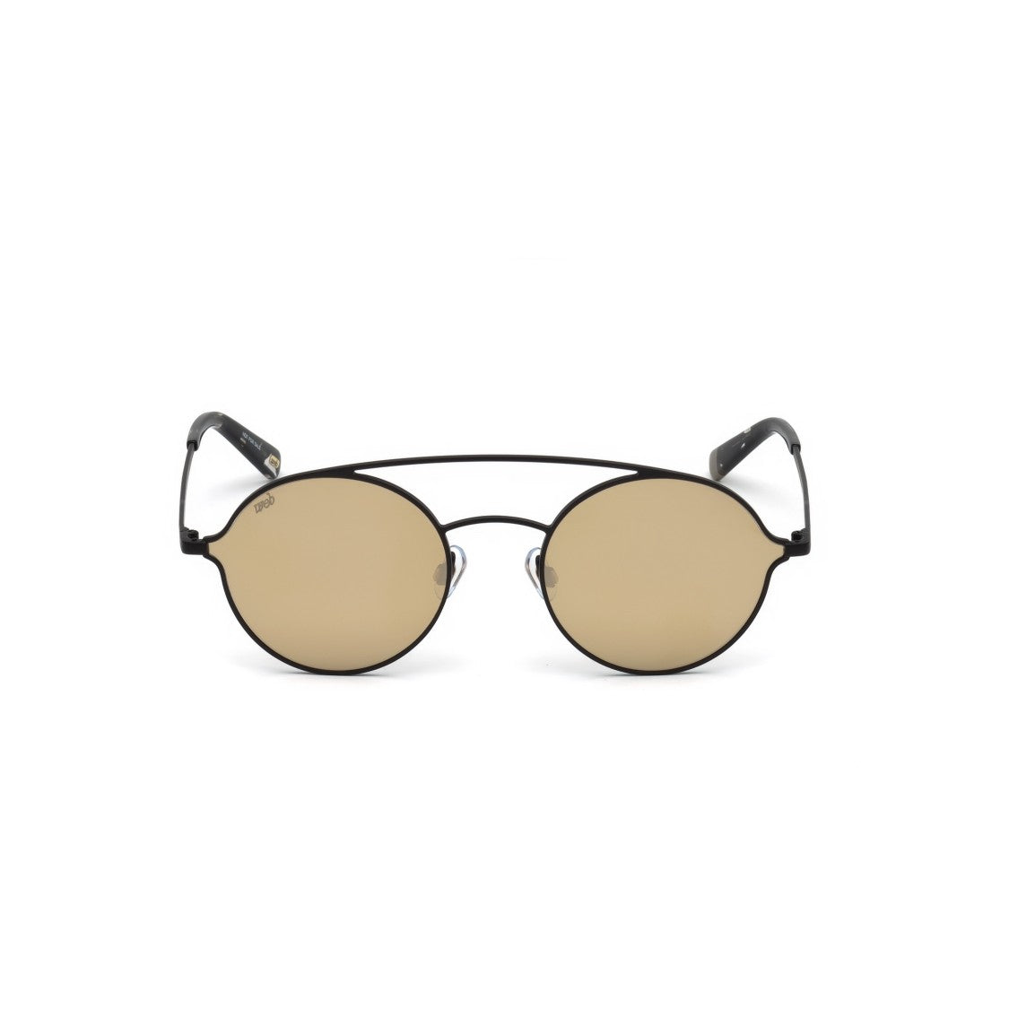 Web We0220 5602G Round Lenses Sunglasses With Double Bridge Design
