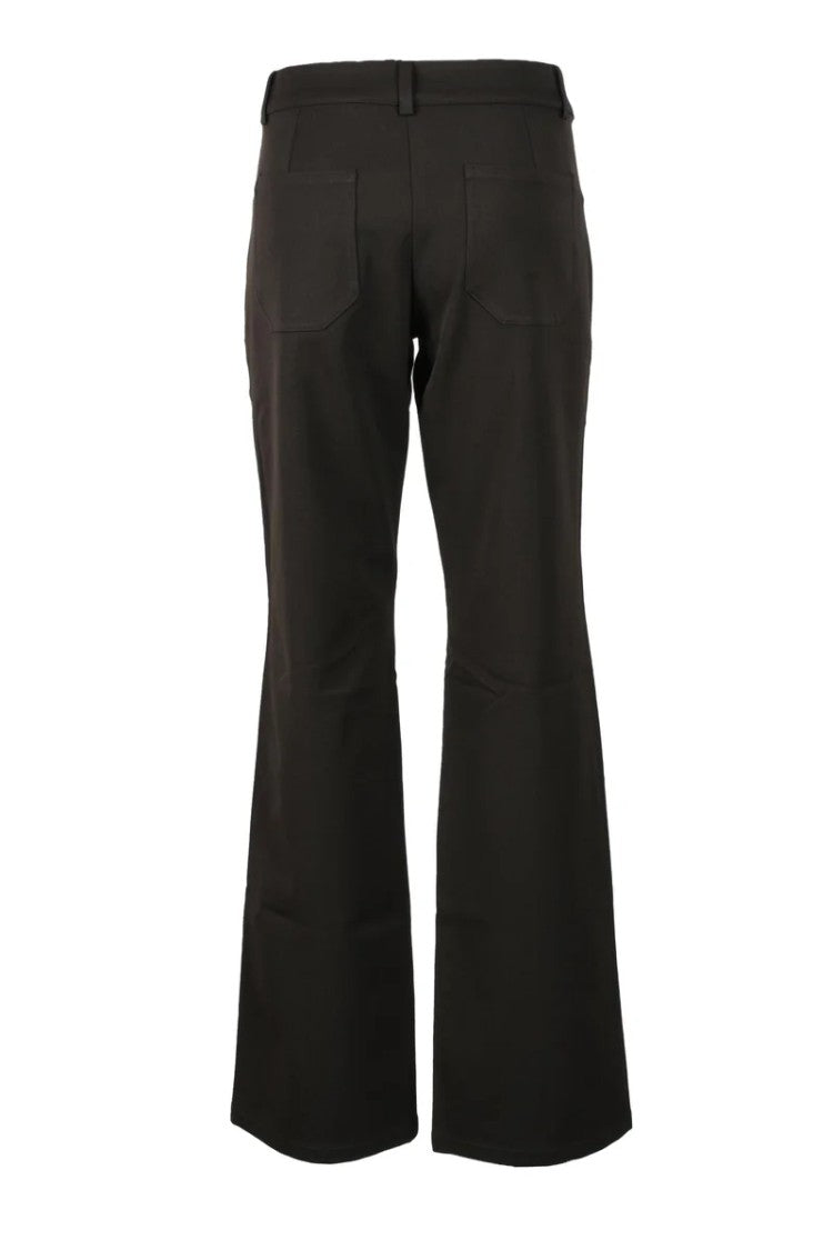 Siedrés Trousers Polyester Viscose Elastane - Brown