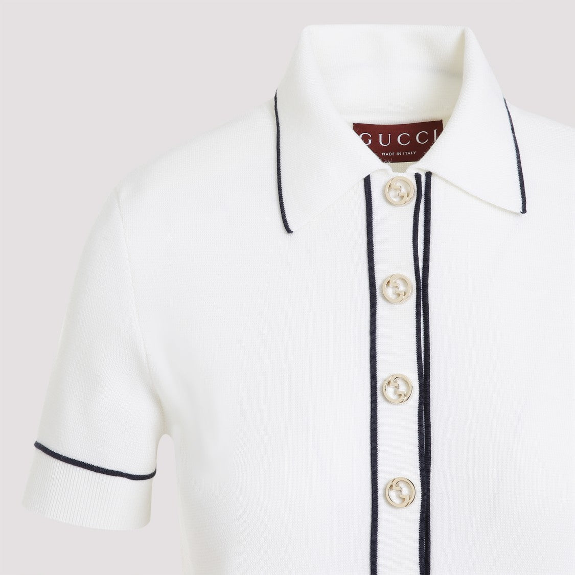 Gucci Polo-Style Mini Dress With Contrasting Trim