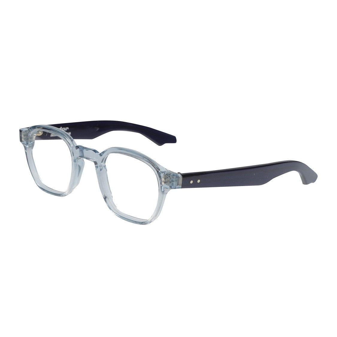 Kador K-Master Transparent Light Blue Sunglasses With Dark Blue Temples