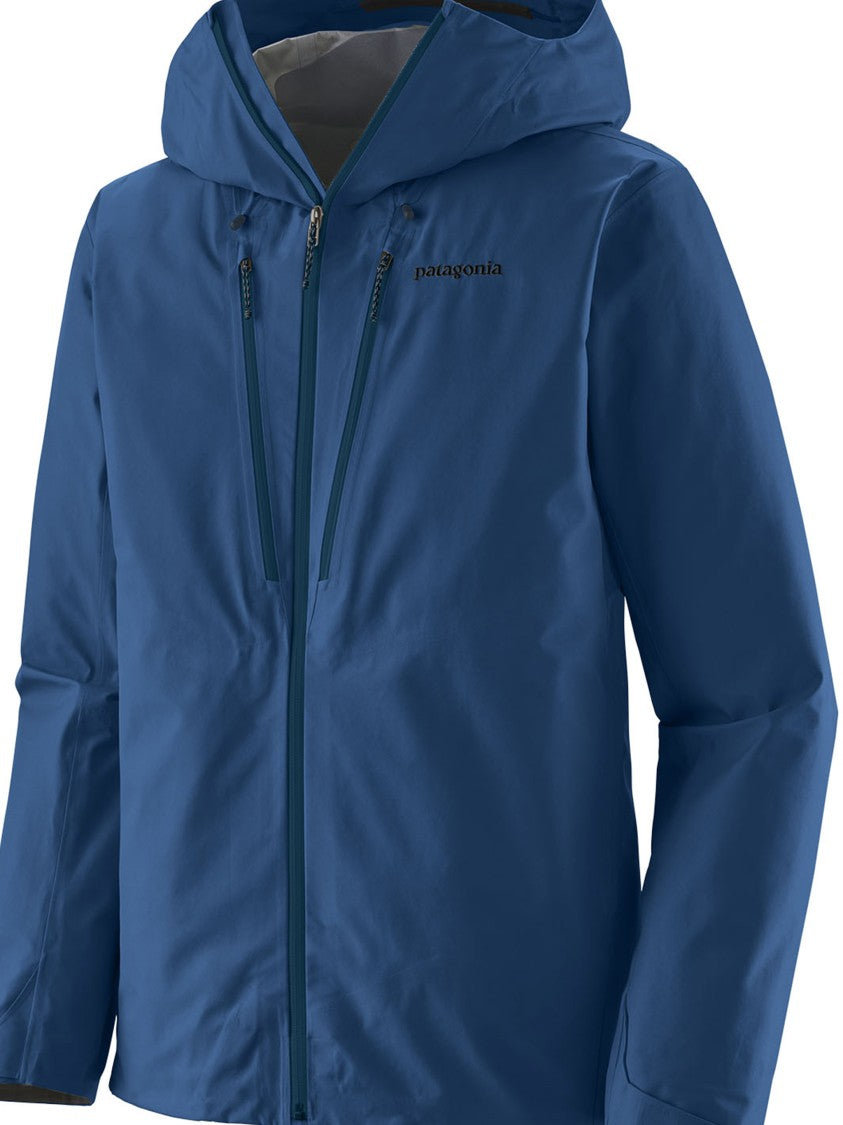 Patagonia Blue Triolet Jacket Matte Rain Jacket