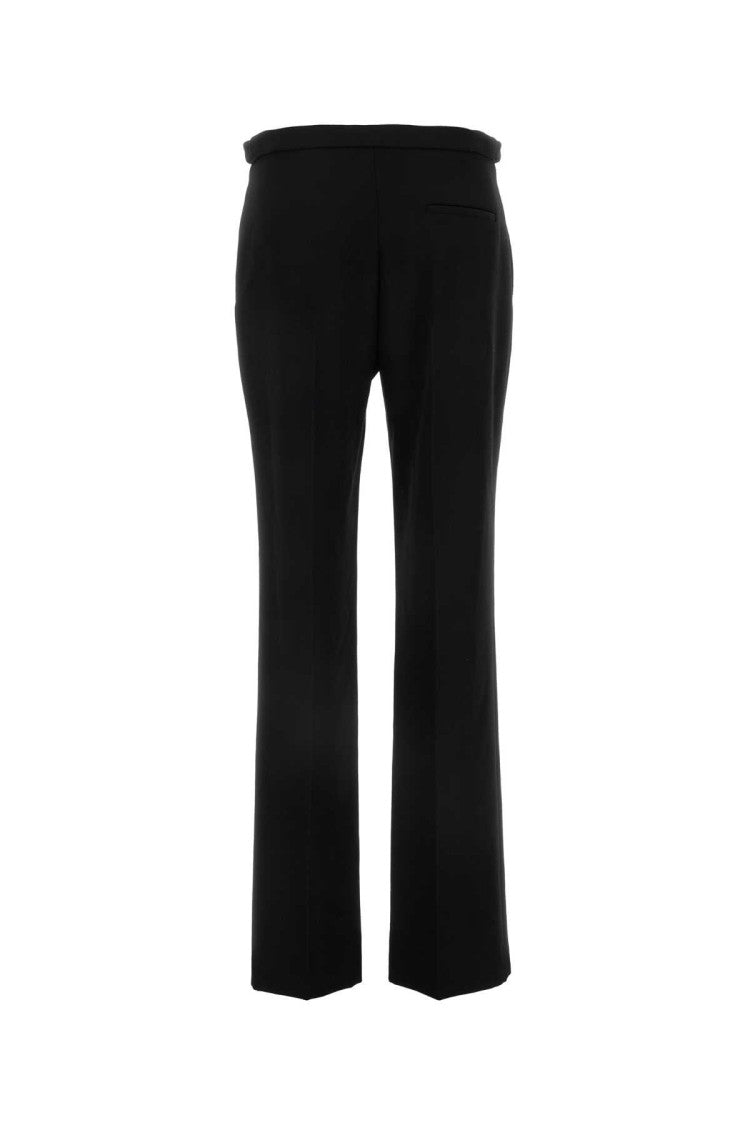 The Row Black Wool Jesse Pant