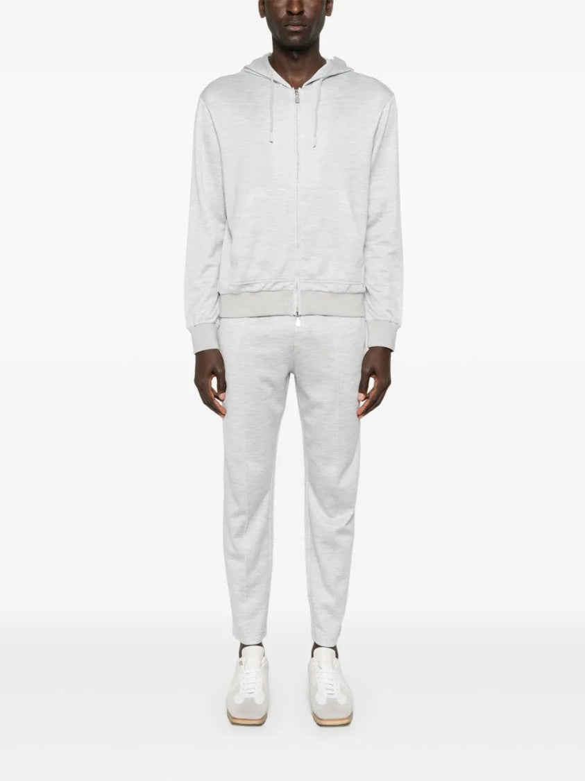 Eleventy Mélange-Effect Hoodie