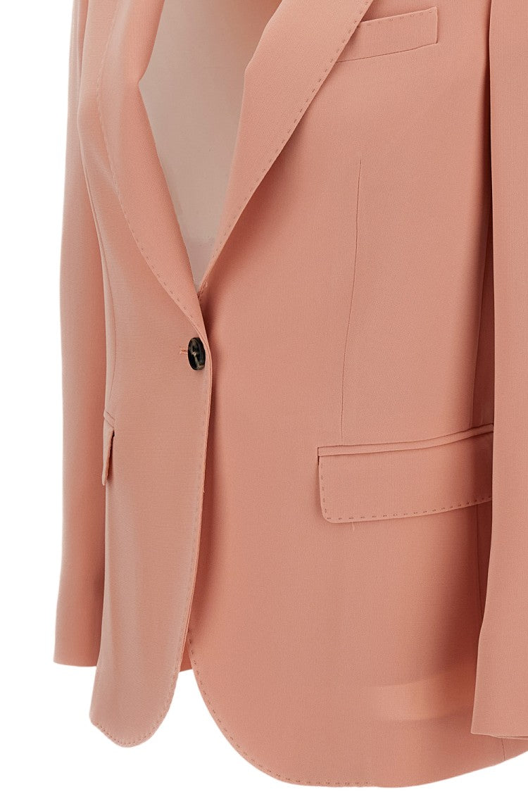 Alberto Biani Single-Breasted Cady Blazer