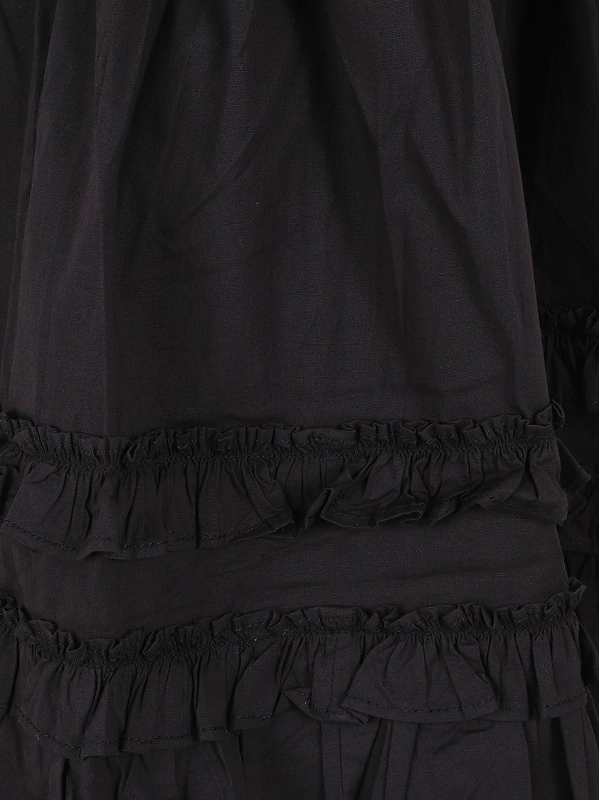 Ganni Mini Dress With Spaghetti Straps