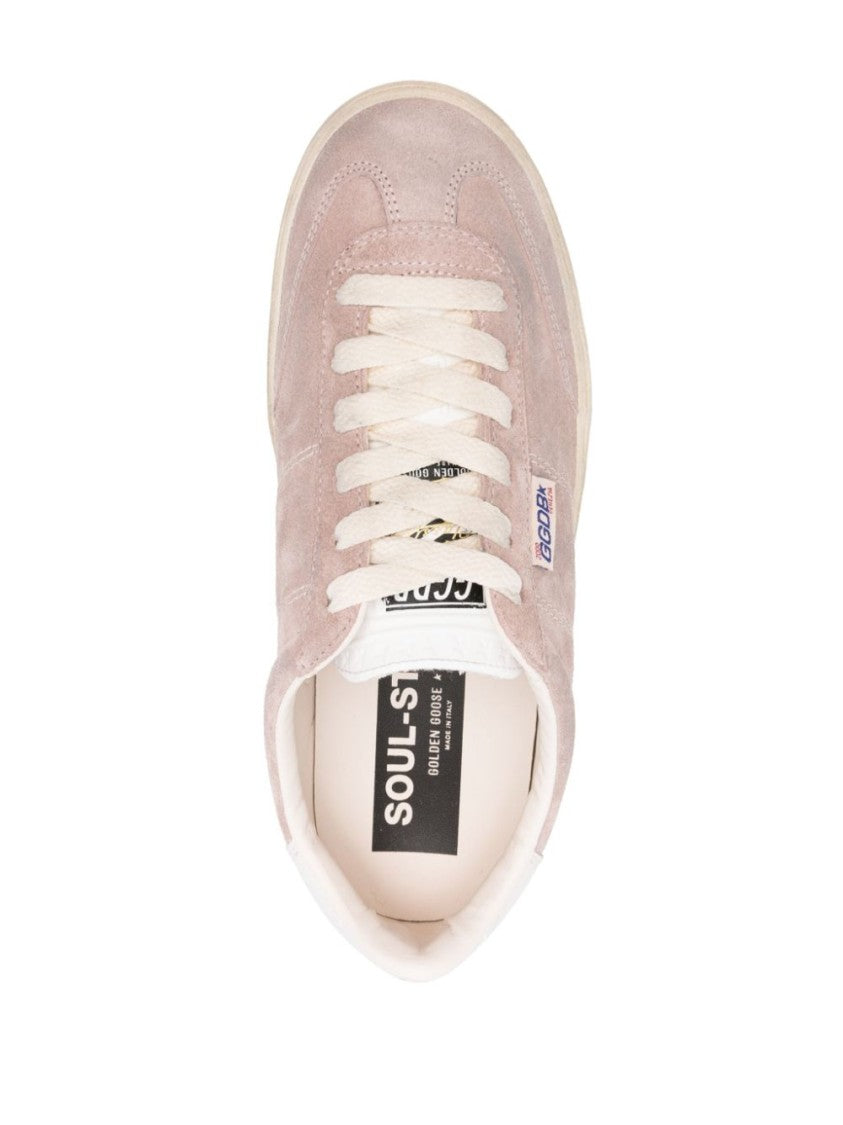 Golden Goose Calf Suede Low-Top Sneakers