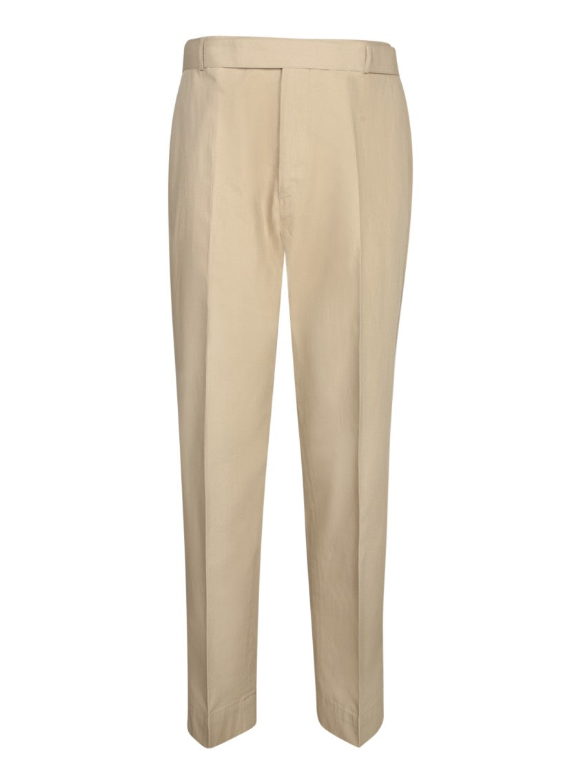 Officine Generale Beige Tailored Trousers
