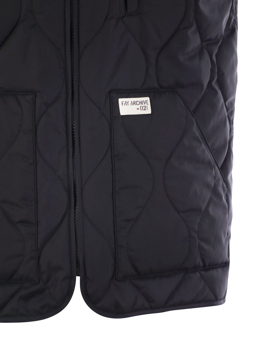 Fay Quilted Vest - Fay Archive